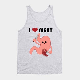 I love meat Tank Top